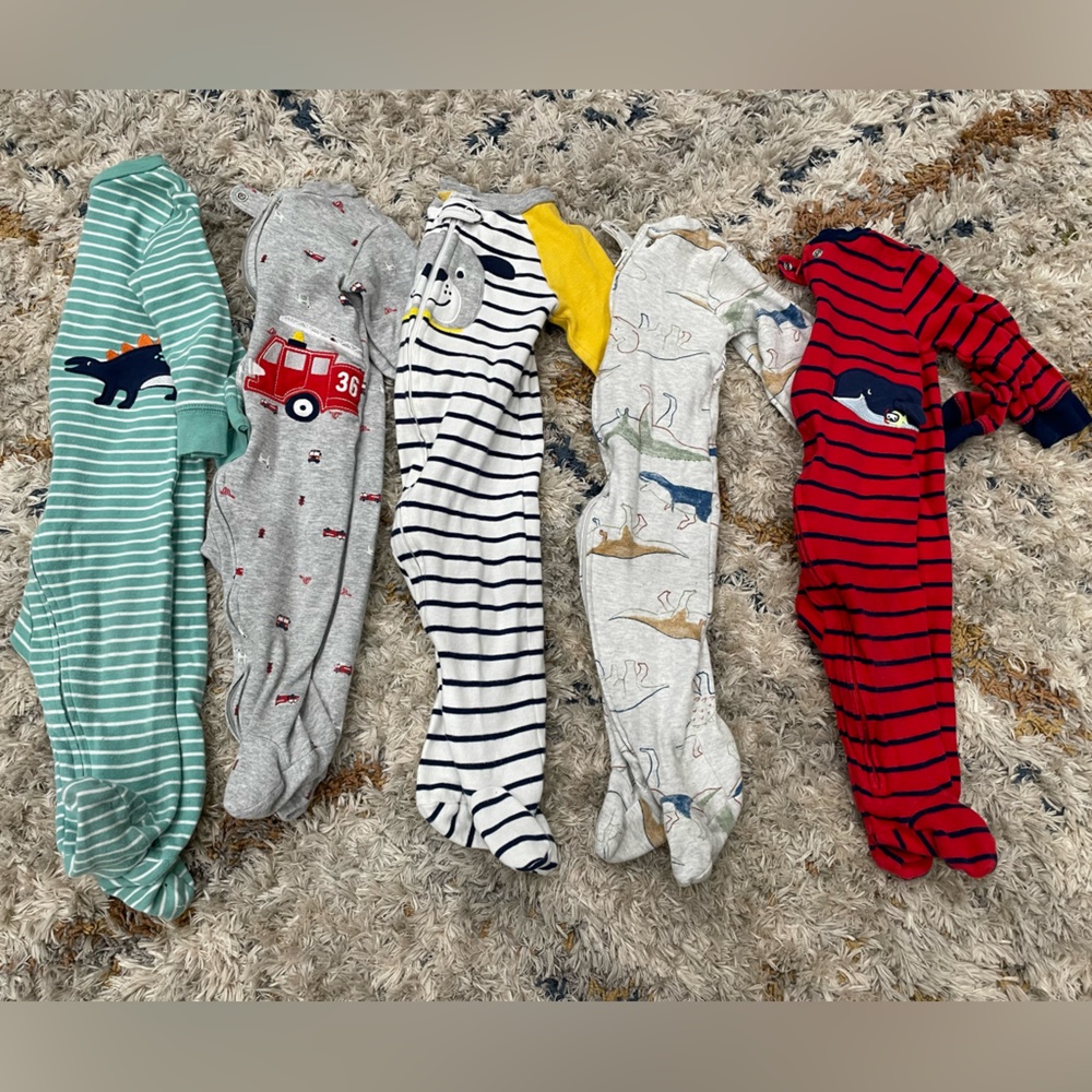 9 month footed pajamas